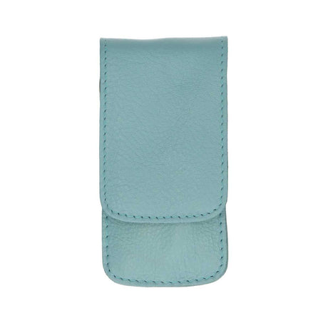 Erbe solingen Mallette de manucure 3 pièces avec fermeture à bouton-pression bleu clair (erbe9203)
