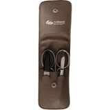 Erbe solingen trousse à manucure 3 pièces taupe (erbe9208)