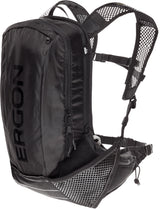 Ergon BX2 EVO Backpack Black - Léger - Convient pour les excursions d'une journée - 10 + 1,5 L de volume - étanche - Nylon en polyester - Autre système d'attache d'attache - y compris la couverture de pluie