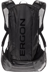 Ergon BX2 EVO Backpack Black - Léger - Convient pour les excursions d'une journée - 10 + 1,5 L de volume - étanche - Nylon en polyester - Autre système d'attache d'attache - y compris la couverture de pluie