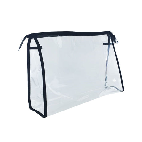 Pochette de rangement pour coiffeur transparente petite avec fermeture éclair
