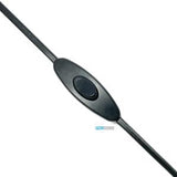 Enzo eurosnoer 2x0,75qmm met schakelaar zwart 3m - 1065230