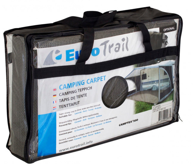 Tapis de tente Eurotrail Camptex 300 x 400 cm PVC Bleu en nylon