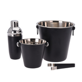 Ty excellent set de bar d'articles ménagers en acier inoxydable noir 4 pièces