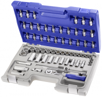 Expert by facom douilles et raccords 3 8 | 61 pièces | dans une valise | e031806 - e031806