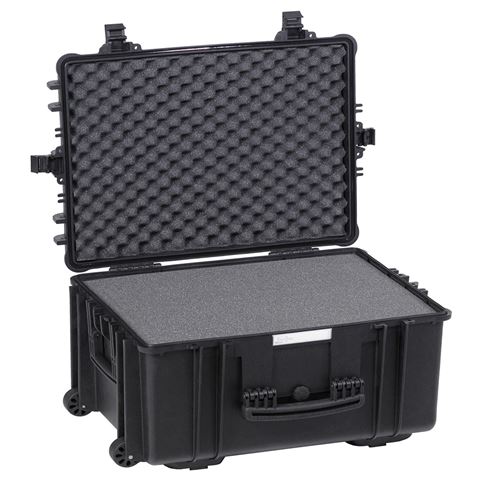 Explorer cases 5833 koffer zwart met plukschuim