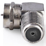 Adaptateur satellite et antenne Nedis | f-mâle à f-femelle | Coudé à 90° | 10 pièces | 1 pièce - csgp41942me csgp41942me