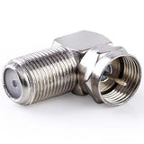 Adaptateur satellite et antenne Nedis | f-mâle à f-femelle | Coudé à 90° | 10 pièces | 1 pièce - csgp41942me csgp41942me