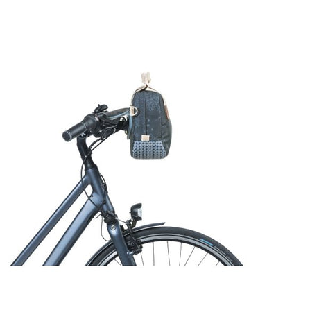 Basil Bohème City Bag - Bleu, élégant à main, épaule et sac de guidon, hydrofuge, 8 litres de contenu
