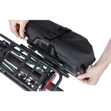 Basil Mik Side Lockpin, noir, pour les bagages-bagages