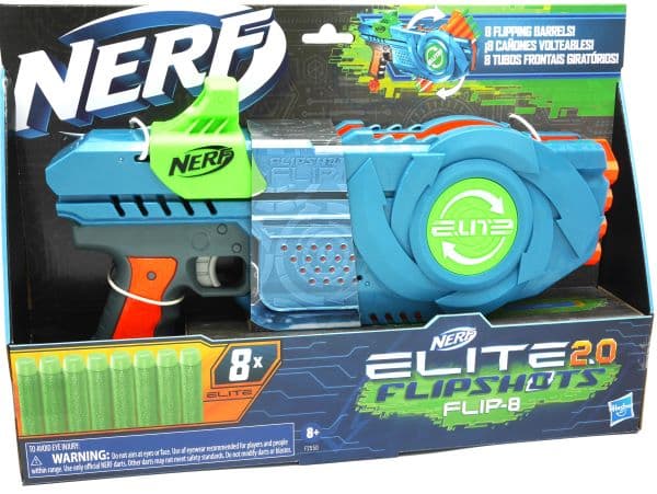 Hasbro Nerf Elite Flip Shots Flip-8 avec 8 flèches
