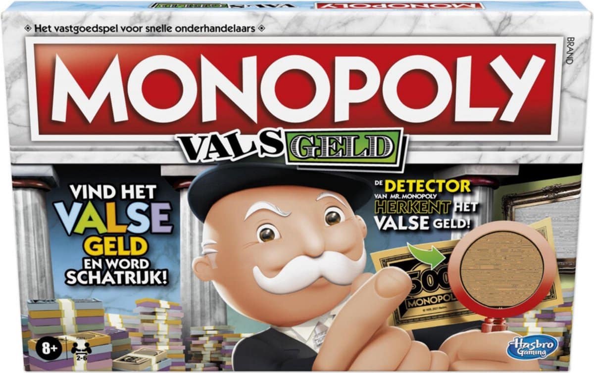 Hasbro - le jeu monopolistique de la fausse monnaie
