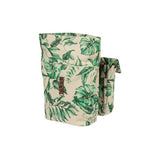 Sac double à vélo de basilic, animal de compagnie recyclé, repliement de retenue à l'eau, unisexe, vélo, beige de sable