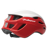 Casque Polisport Aero Road rouge mat blanc brillant noir L 58-61cm