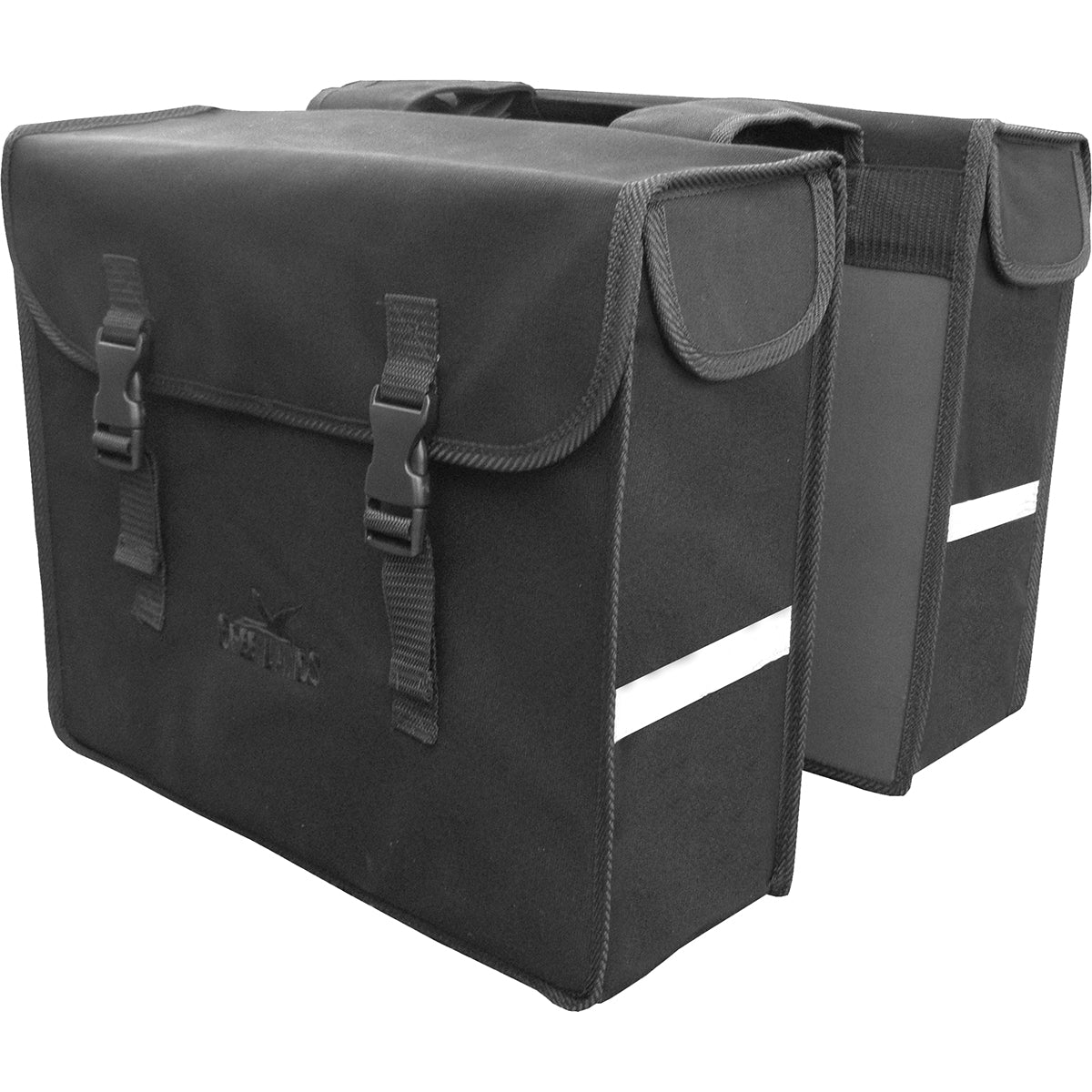 Groenlands Groenlands toile moyenne double 39x33x13 cm 33 litres noir