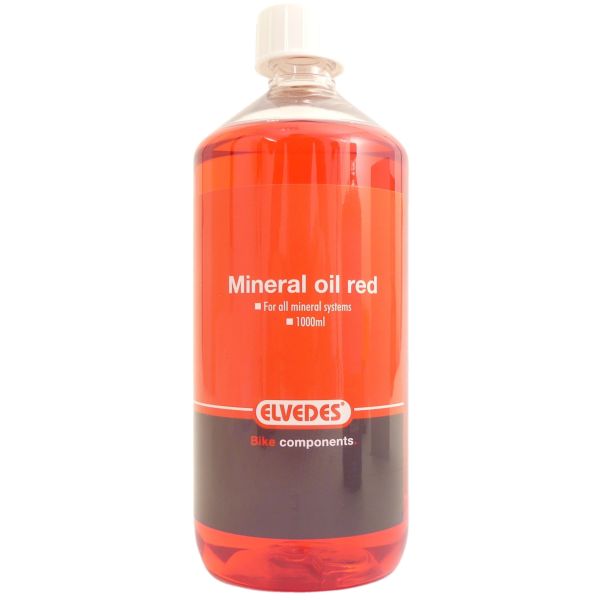 Huile elvedes liquide minéral rouge