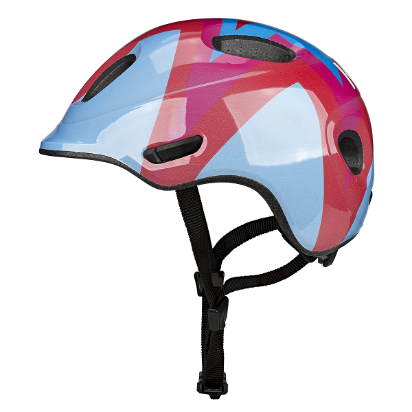 Ked casque de vélo meggy spark s (45-50cm) - bleu rouge