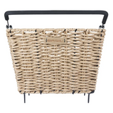 Panier à vélo Basil cento aspect rotin multi système 40 x 25 x 12 cm - jonc de mer