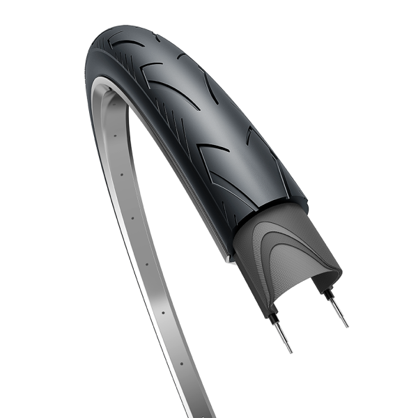 Edge Tire City Range Basic 28 x 1,40 37-622 - noir avec réflexion