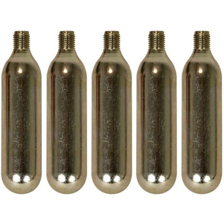Dresco cartouche co2 16 grammes acier argent 5 pièces