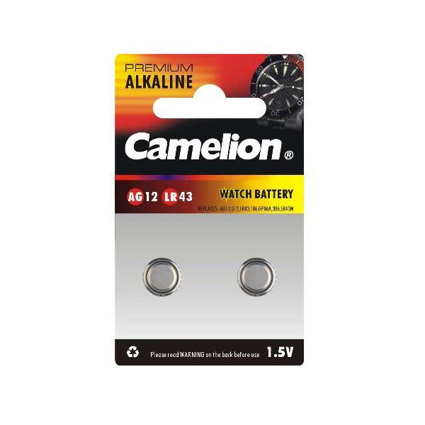Camelion Battery V12GA - LR43 (2 pièces)