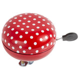 Sonnette de vélo M-wave ding-dong ø80mm - coccinelle rouge