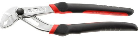 Pince multiprise Facom 181a.25cpe avec charnière traversante et verrouillage | 245 mm | chromé | bimatière - 181a.25cpe