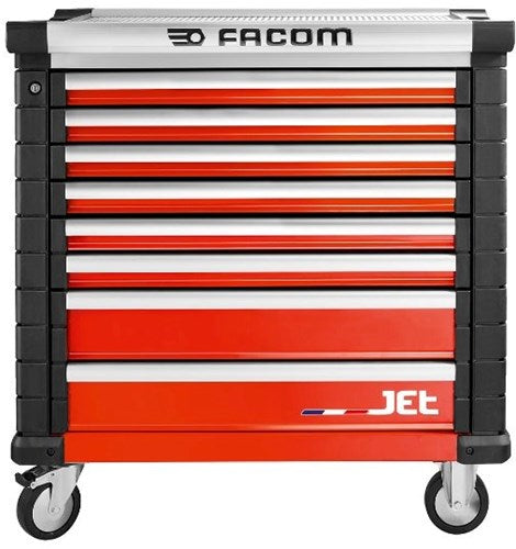 Facom desserte outils jet 8 tiroirs m4 rouge - jet.8m4a - jet.8m4a