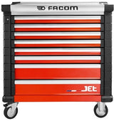 Facom desserte outils jet 8 tiroirs m4 rouge - jet.8m4a - jet.8m4a