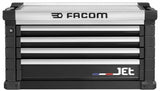 Facom jet topcase 4 laden m4 zwart - jet.c4nm4a - jet.c4nm4a