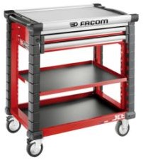 Facom desserte d'atelier jet 3 étagères 2 tiroirs m4 rouge - jet.uc3s2dm4a - jet.uc3s2dm4a