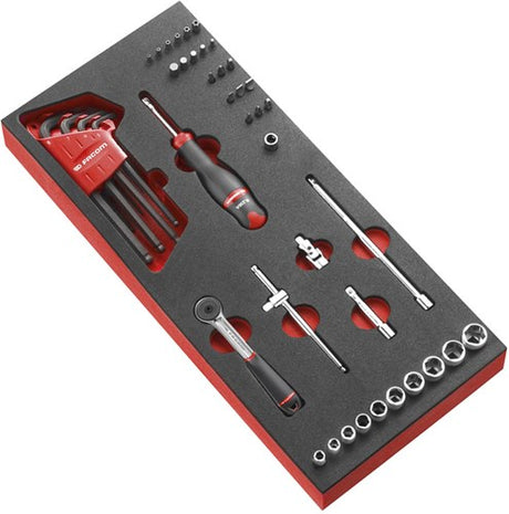 Facom module prises 1 4 6 faces et accessoires - métrique - modm.r161-36