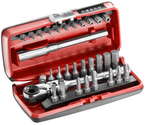Facom r.180j31pb | jeu de bits | cliquet flexible compact | 1 4 pouces | 31 pièces - r.180j31pb