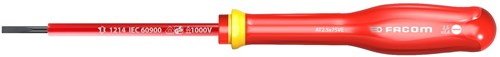 Facom tournevis protwist fente 2x75 isolé 1000v - at2x75ve - at2x75ve