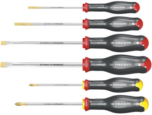 Facom jeu de 6 tournevis Philips et slot - atp.j6pb