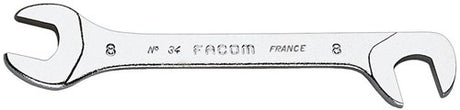 Facom clé à fourche micromécanique, mors 15° et 75° coudés 12 mm - 34.12
