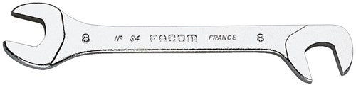Facom clé à fourche micromécanique, mors 15° et 75° coudés 14 mm - 34.14