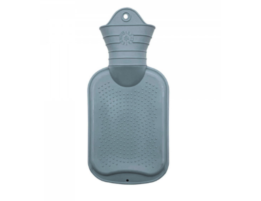 Bouillotte en caoutchouc naturel Fairzone - fsc - 0,7l - gris