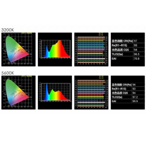 FALCON EYES BI-COLOR LED SPOT LAMP DIMMABLE CLL-1600TDX ​​SUR 230V