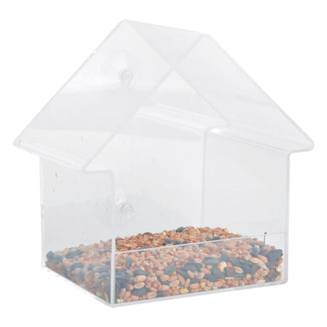 Maison d'alimentation de la conception Esschert pour la fenêtre acrylique 15x10x15.3 cm FB370