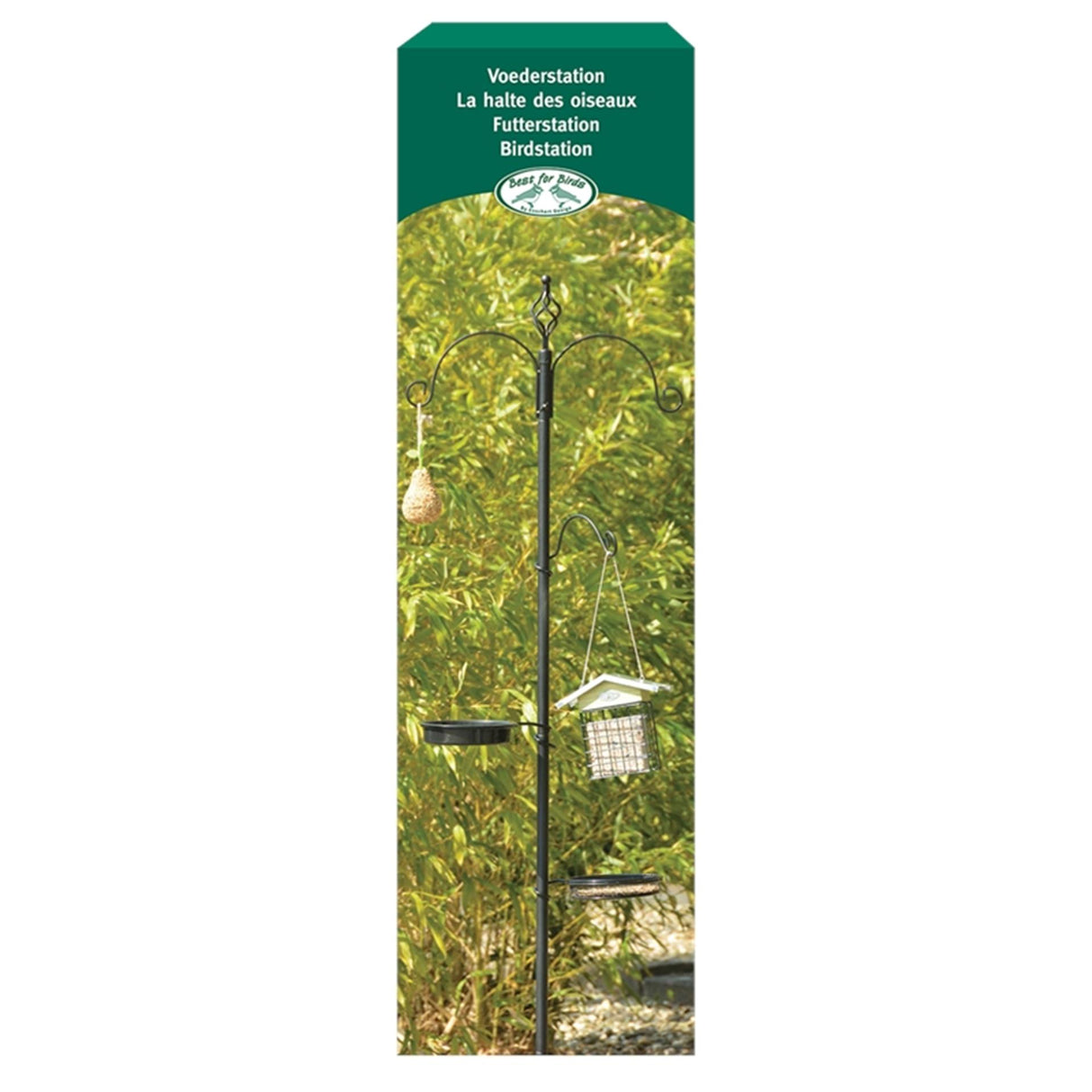 Station d'alimentation design Esschert métal h200cm