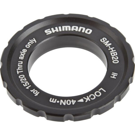 Anneau de verrouillage central de l'adaptateur de disque de frein Shimano pour l'axe d'étoile SM-HB20