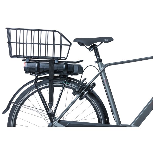 Basil Cento Alu WSL - Panier arrière - 22 litres - Matt Black