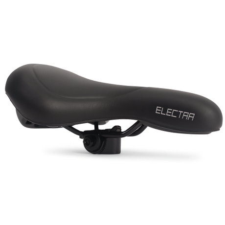 Selle de vélo de bord E -bike Electra avec poignée et espace de stockage pour le tag à pommes - noir
