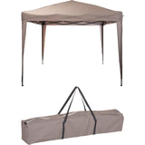 Tente de fête Abi pliable 300xh250cm taupe