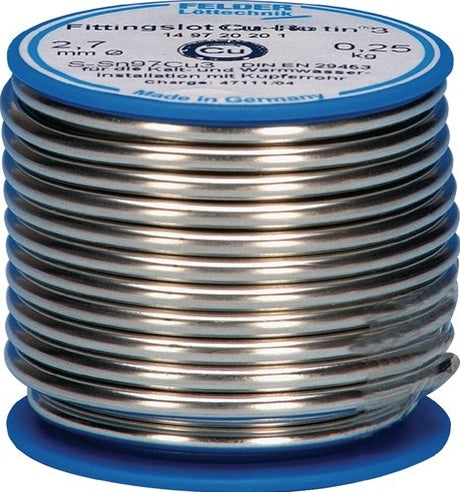 Soudure pour raccords Felder | 2,7 mm | 250g | s-sn97cu3 | 1 pièce - 149727201 149727201