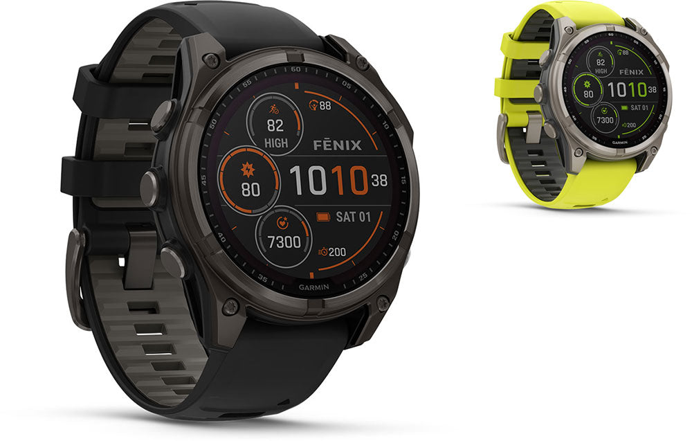 Garmin fēnix® 8 - saphir solaire 47 mm - montre intelligente multisport GPS