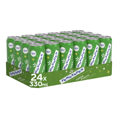 Boîte de punch vert Fernandes (24x 33cl)