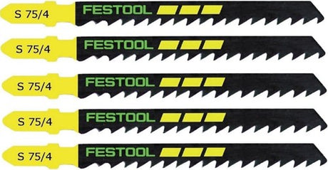 Festool accessoires lame de scie sauteuse s 75 4 5 | 5 pièces | 486546