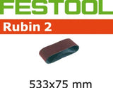 Festool accessoires bande abrasive l533x 75-p80 ru2 10 - 499157
